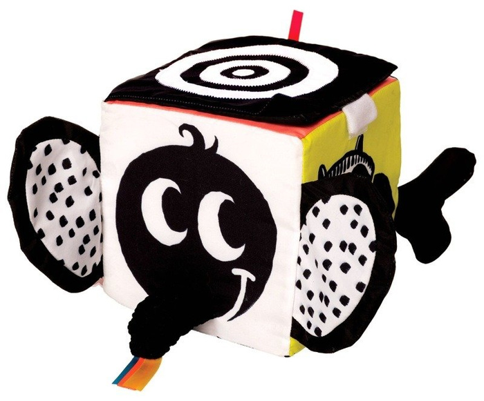 Miękka kostka edukacyjna Świat zwierząt Wimmer Ferguson Manhattan Toy