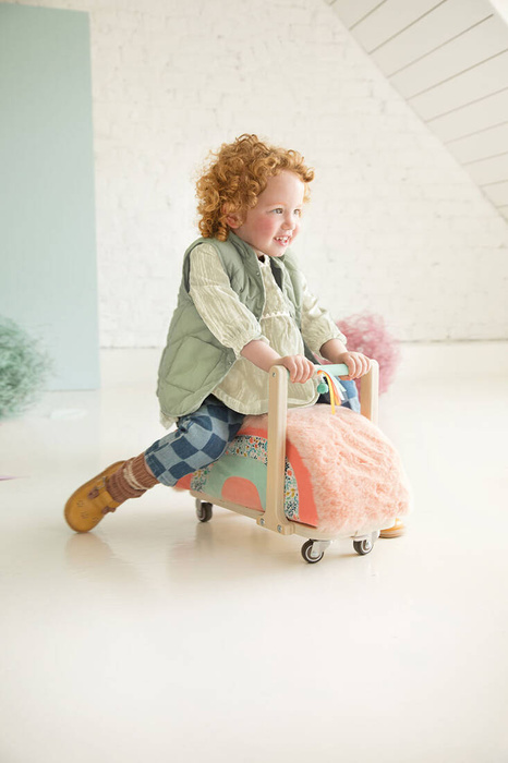 Drewniany jeździk z torebką Sarenka Stella LILLIPUTIENS