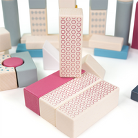 Drewniane klocki w pudełku Bigjigs Toys 