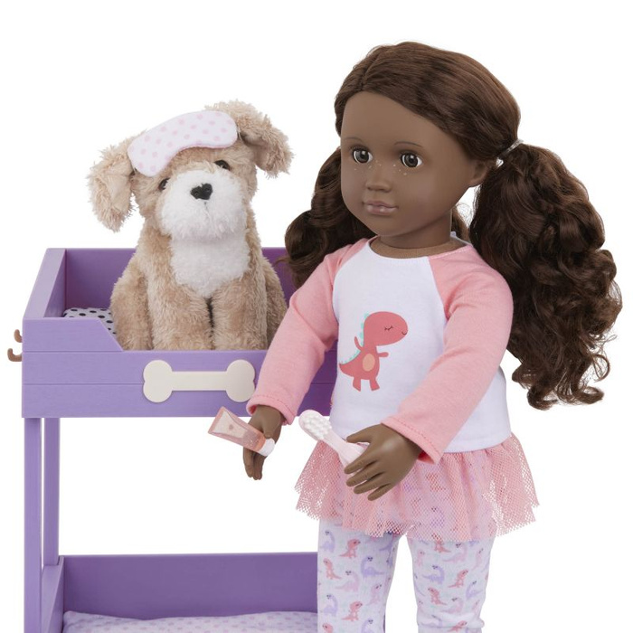 Łóżko piętrowe z pieskiem i akcesoriami Pup Bunks Our Generation