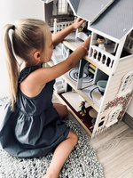 Rodzina drewnianych giętkich lalek Small Foot
