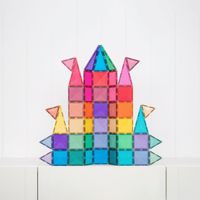 Klocki magnetyczne Glitter Castle Pack 48 el Connetix