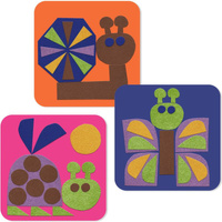 Zestaw kreatywny wyklejanki filcowe Małe stworzenia Djeco