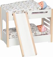 Łóżko piętrowe ze zjeżdżalnią Goki