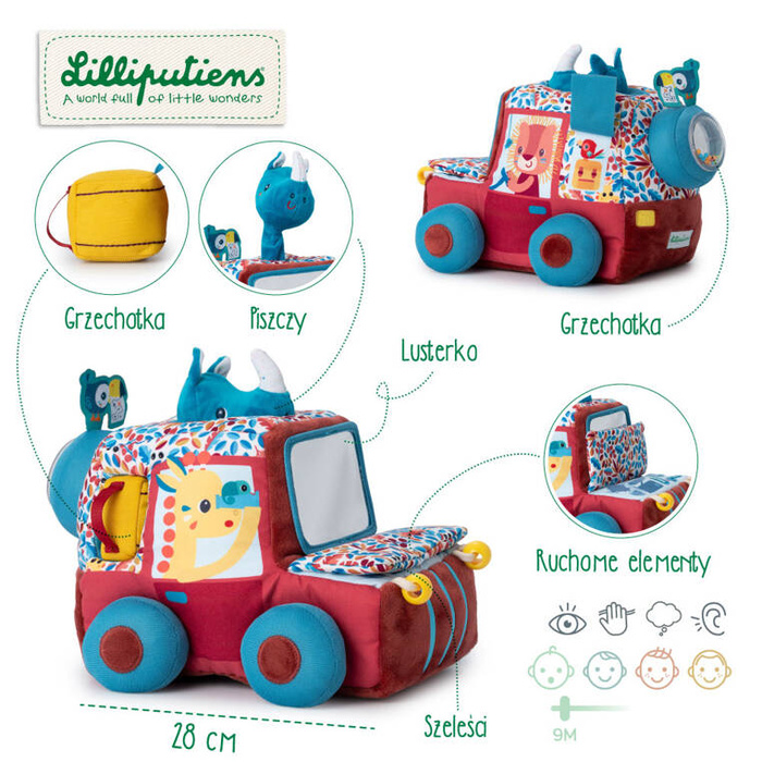 Samochód wielofunkcyjny Safari Lew Jack Lilliputiens