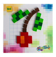 Klocki drewniane układanka Pixelino Maxi Erzi