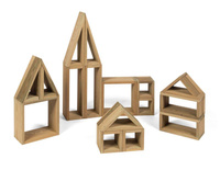 Duże klocki konstrukcyjne 2w1 do zabawy na świeżym powietrzu Erzi 