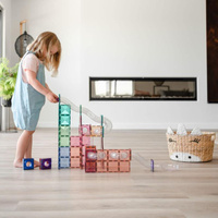 Kulodrom klocki magnetyczne Connetix Pastel Ball Run Expansion Pack 80 el