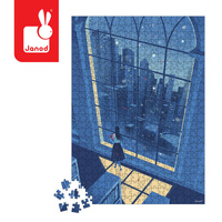 Puzzle artystyczne Nocny widok w błękicie 500 elementów 8+ Janod