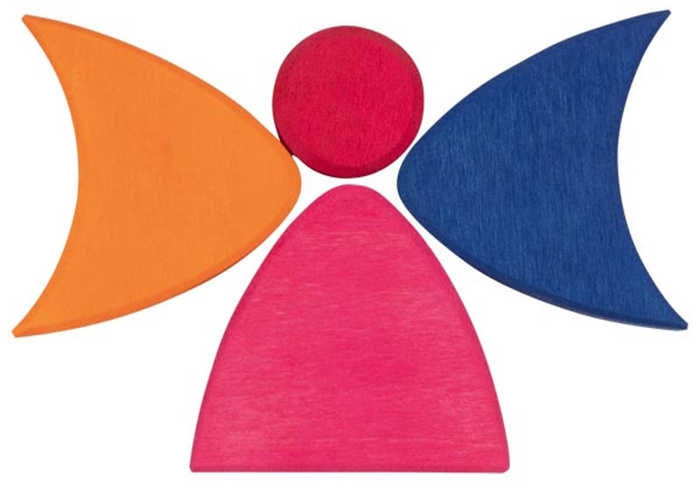 Klocki drewniane dla dzieci Miasto Goki