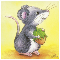 Klocki drewniane, sześcienne dla najmłodszych. Zwierzątka, goki