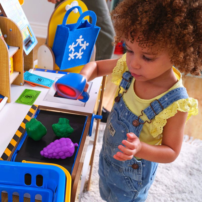 Stanowisko kasa samoobsługowa z drewna dla dzieci KidKraft