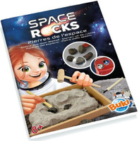 Zabawa edukacyjna dla dzieci Mały archeolog Kosmiczne skały Buki