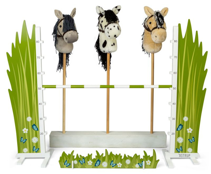 Hobby Horse przeszkoda dla konia na kiju łąka Astrup