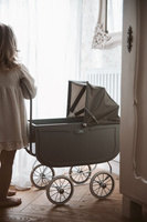 Wózek zabawkowy Doll Pram Vintage Grey Astrup