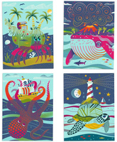 Wydrapywanka dla dzieci podwodny świat Djeco