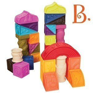 Kolorowe klocki dla dzieci 26 el B.toys