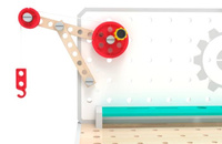 Warsztat drewniany dla dzieci z otworami Mały majsterkowicz