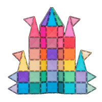 Klocki magnetyczne Glitter Castle Pack 48 el Connetix