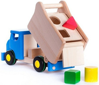 Drewniany samochód, sorter. Wywrotka, Bajo