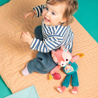 Przytulanka aktywizująca wielofunkcyjna Kotka Jeanne Lilliputiens