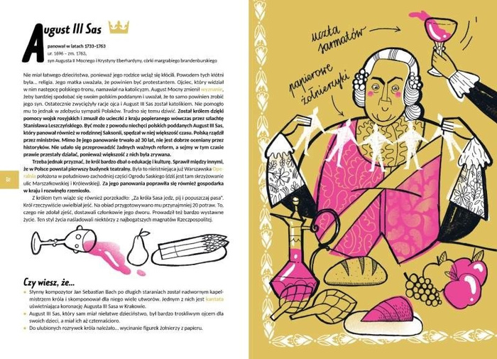 Książka dla dzieci Poczet Królów i Książąt Polskich Zuzu Toys