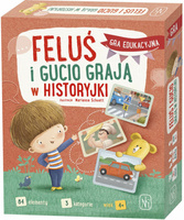 Edukacyjna gra językowa Feluś i Gucio grają w historyjki Nasza Księgarnia