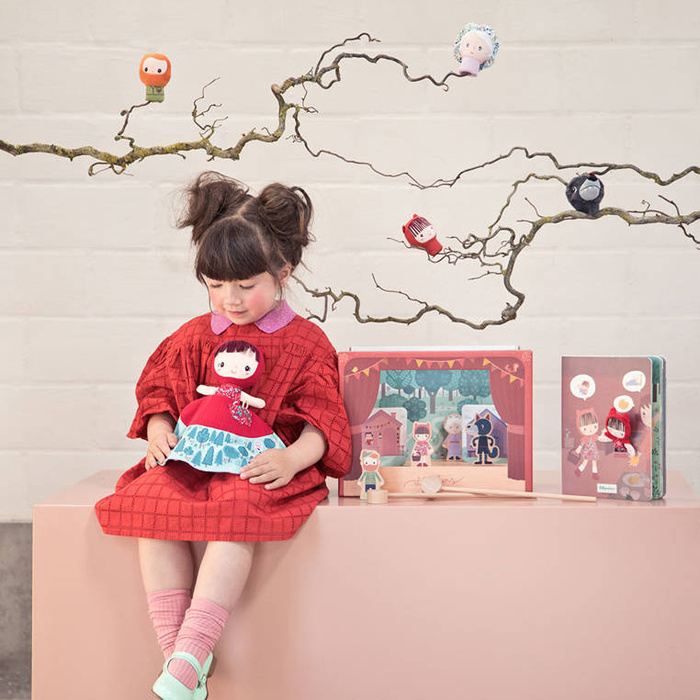 Pacynka Czerwony Kapturek 3w1 na rękę Lilliputiens