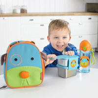 Stalowe pudełko śniadaniowe Pies Skip Hop