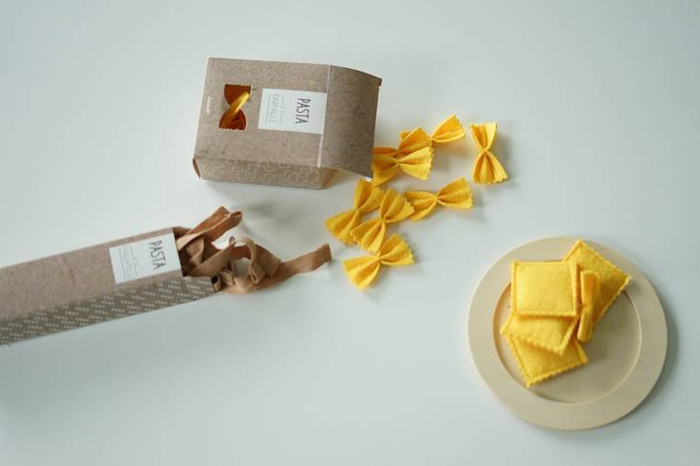 Zestaw makaron po włosku filcowy Janod