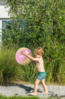 Piłka plażowa dla dzieci 30 cm Banana Pink Quut