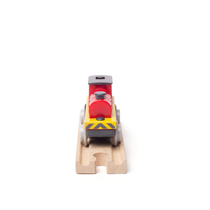 Pociąg Might Red Loco z napędem Bigjigs Rail