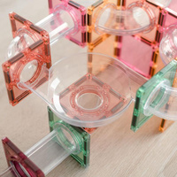 Kulodrom klocki magnetyczne Connetix Pastel Ball Run Expansion Pack 80 el