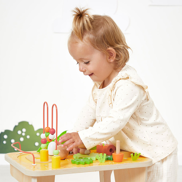 Drewniany stolik edukacyjny Farma Janod