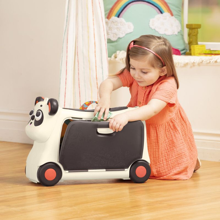 Interaktywna walizka jeździk dla dziecka Gogo Ride-On Panda B.Toys