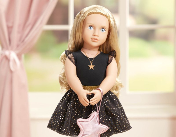 Lalka Stella 46cm z dodatkowymi ubrankami i akcesoriami Elegancki zestaw prezentowy Our Generation