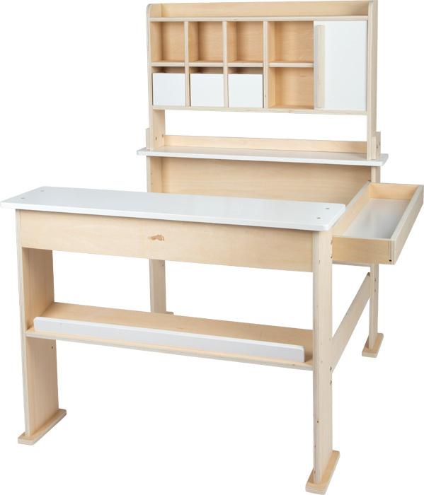 Drewniany stragan dla dzieci do zabawy z dużym blatem Small Foot