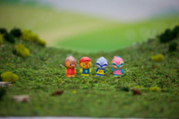 Rodzina 4 ptaszków Twitwit figurki zwierząt Klorofil