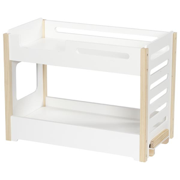 Łóżko piętrowe ze zjeżdżalnią Goki