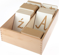 Alfabet polski pisany, przestrzenne litery i cyfry, Pilch