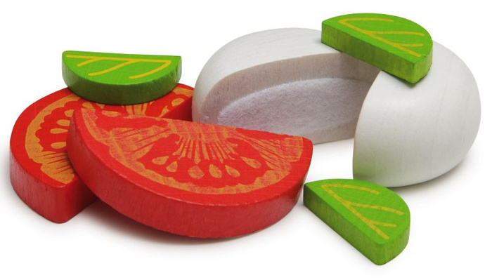 Ser mozzarella z kawałkami pomidora, Erzi