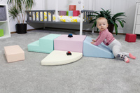 Zestaw do zabawy pastelowy Soft Play Corner Climber IGLU