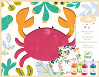 Zestaw kreatywny malowanie palcami dla dzieci Djeco