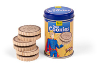 Drewniane ciasteczka w puszce do zabawy w sklep Duo Erzi