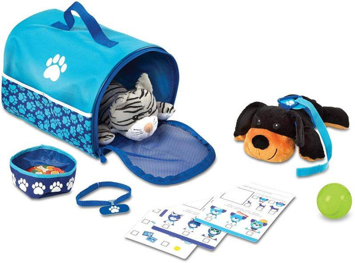 Torba podróżna z psem i kotem Tote & Tour 15 el Melissa & Doug 