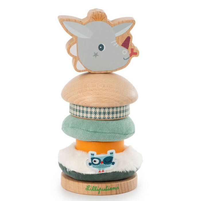 Drewniana układanka na paliku Smok Joe LILLIPUTIENS