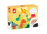 Kreatywne stempelki dla dzieci Dinozaury Janod