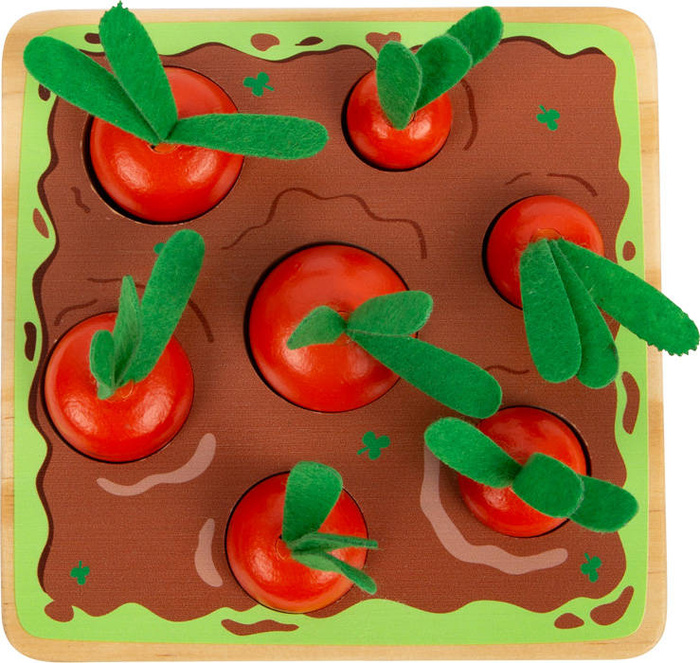 Drewniana gra w dopasowywanie kształtów Marchewka Small Foot