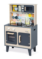 Duża drewniana kuchnia z dźwiękiem, światłem LED i 6 akcesoriami Mozaika 3-8 lat Janod