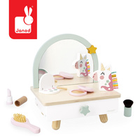 Toaletka drewniana z akcesoriami Jednorożec Janod 